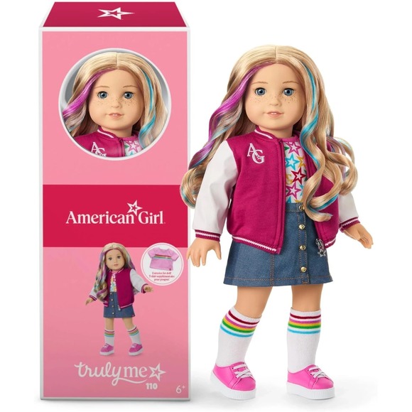 American Girl Other - American Girl, Truly Me 18-inch Doll #110 with Blue Eyes, Wavy Blonde Hair NEW